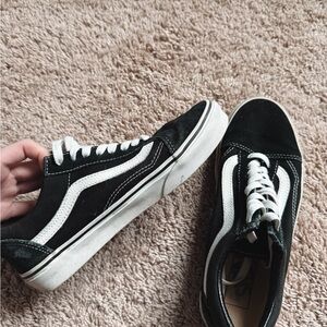 Vans Black and White Sneakers